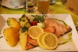 Ulm_194_06232018 - This was Julie's local trout dish served up at the Zunfthaus in the Fischerviertel of Ulm