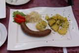 Umbal_Waterfalls_219_07162018 - This was the sausage and potatoes with horse raddish served up at a cafe at the hamlet alongside the trail to the Umbalfalle Waterfalls