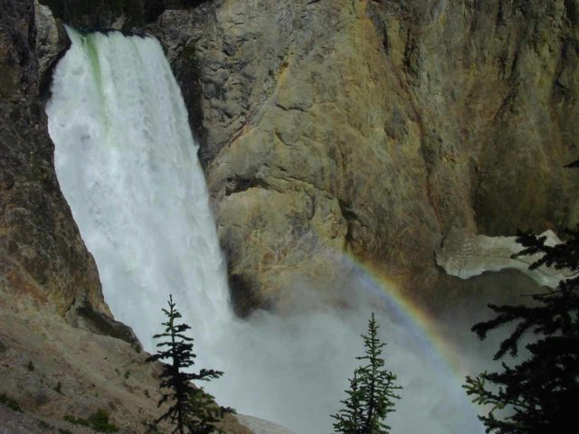 Uncle_Toms_Trail_011_06212004 - Lower Falls and rainbow as seen from the end of Uncle Tom's Trail