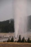 Upper_Geyser_Basin_17_045_08112017 - The powerful jet of Beehive Geyser going off just as we were leaving the Old Faithful Visitor Center
