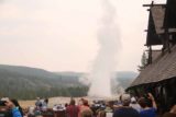Upper_Geyser_Basin_17_270_08112017 - Later during the Old Faithful Geyser eruption as the jet of water was starting to get shrouded in steam again