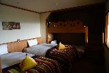 Utoro_008_07162023 - Looking at the spacious room with bunk beds within the Kiki Shiretoko Natural Resort