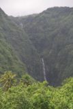 Vaiharuru_Falls_004_20121215 - Portrait shot of Vaiharuru Falls as seen from the main road on the east side of Tahiti Nui