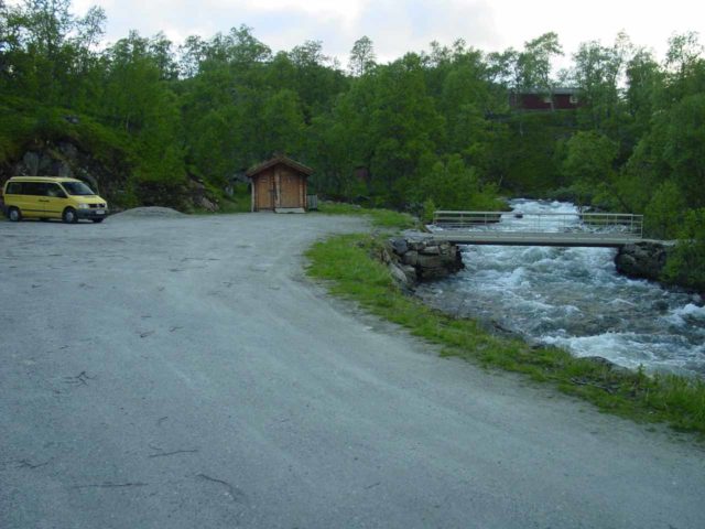 Valursfossen_044_06252005 - The lower car park for Valursfossen, which looked like it hadn't changed a whole lot over the years as this picture was taken back in June 2005