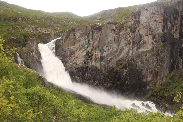 Valursfossen_154_06252019 - Back at Valursfossen when the weather momentarily calmed down enough for me to go on this adventurous hike into the Hardanger Plateau in late June 2019