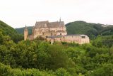 Vianden_Castle_004_06192018 - Panoramic view of the Vianden Castle from a roadside overlook