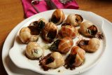 Vianden_Castle_037_06192018 - Some escargot served up at this place called Cafe du Bruxelles