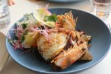 Victor_Harbor_020_11132017 - This was the seafood lunch dish that we got at Eat at Whaler's Inn Cafe, which included prawns, squid, and other seafoods