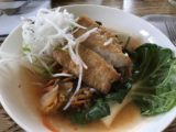 Victoria_BC_033_iPhone_08022017 - Julie's pretty good paleo rockfish soup dish at Nourish near the Victoria Harbour