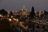 Victoria_BC_216_08022017 - Lights on at the Parliament House in Victoria Harbour