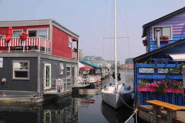 Victoria_BC_461_08032017 - The houseboats at Fisherman's Wharf a bit set back from Victoria Harbour was one of the more surprising highlights of our time spent in Vancouver Island