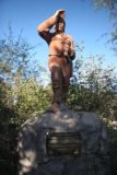 Victoria_Falls_072_05242008 - The Livingstone statue at the Zambia side of Victoria Falls