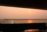Victoria_Ferry_001_08022017 - Looking out towards the rising red globe sun against the smoke as we were on the ferry to Vancouver Island