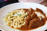 Vienna_897_07092018 - Once again, Julie had the beef gulash from Zum Wohl, which definitely was as good as the first time around