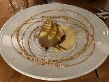 Vignoni_090_iPhone_11192023 - This was an apple dessert served up at La Terrazza in Bagno Vignoni