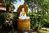 Vihara_Dharma_Giri_024_06222022 - One of the statues at the Vihara Dharma Giri as we explored a little more