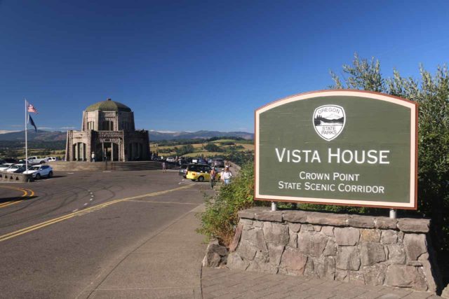 Vista_House_17_003_08162017 - The Vista House at Crown Point was along the Historic Columbia River Highway between Corbett and Latourell Falls