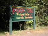 Waiau_Falls_002_jx_01082010 - Waiau Falls sign with graffiti