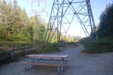 Wallace_Falls_17_022_07292017 - A picnic table beneath one of the power pylons along the Wallace Falls Trail