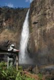 Wallaman_Falls_152_05152008 - Julie checking out Wallaman Falls from its base