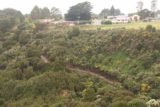 Waratah_Falls_17_011_12012017 - More zoomed in look at the path leading to the base of Waratah Falls as seen from the lookout on Main Street during our December 2017 visit
