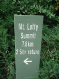 Waterfall_Gully_004_jx_11202006 - Sign telling us how far away Mt Lofty was during our first time to the Waterfall Gully in November 2006