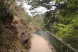 Waterfall_Gully_17_042_11102017 - The track hugging a cliff ledge on its way to the brink of the First Falls in the Waterfall Gully