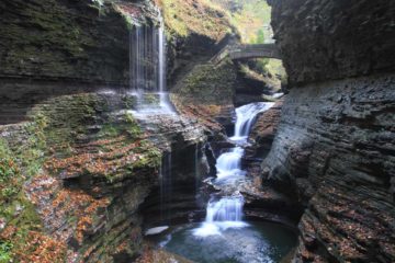 The Watkins Glen Waterfalls were merely the excuse for me to visit the Watkins Glen itself, which was said to be the most scenic of all the glens in the Finger Lakes region of Western New York...