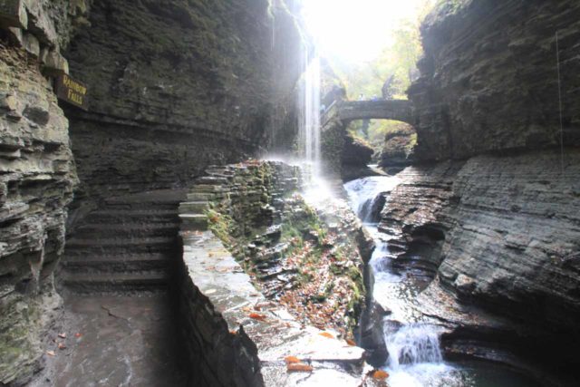 Watkins_Glen_197_10152013 - The Gorge Trail going behind the Rainbow Falls
