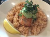 Wayfarers_002_iPhone_08172017 - This was Julie's wild Alaskan salmon dish at Wayfarer's in Cannon Beach