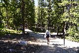 Wheeler_Glacier_Hike_234_06142021 - Mom making her way back down to the Wheeler Peak Trailhead