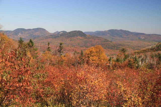White_Mtn_001_10012013 - Before reaching Sabbaday Falls, Hwy 112 crossed over the Kancamagus Pass, which yielded this lovely panorama bathed in Autumn colors