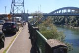Willamette_Falls_001_07282017 - Parked by some parking meters downstream of both the nearest bridge and Willamette Falls in Oregon City