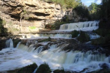Willow Falls was an impressively wide (said to be 100ft across) and multi-tiered waterfall within Willow River State Park.  It was a characteristic that wasn't very common in the waterfalls that we...
