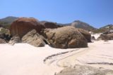 Wilsons_Promontory_094_11222017 - Looking back towards the orange-tinged rock on Squeaky Beach