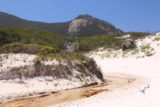 Wilsons_Promontory_122_11222017 - Looking back at the granite dome looming behind the white sands of Squeaky Beach