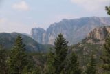 Woodbine_Falls_034_08092017 - As we got higher up on the Woodbine Falls Trail, we started to get these distant views of shapely mountains that reminded me of the kind of scenery found in Kings Canyon National Park in the Sierras of California