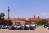 Wurzburg_008_07242018 - The car park in front of the Residenz Wurzburg, where all the cars were baking under the hot sun