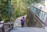 Xiaowulai_Waterfall_040_11012016 - Mom hiking down the trail leading to the base of the Xiaowulai Waterfall