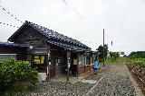 Yamutetsu_007_07162023 - Context of Julie checking out the backside of the Yamubetsu Train Station
