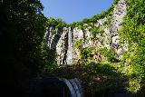 Yonako_087_07062023 - Broad look up at the main drop of the Fudo Falls