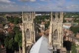 York_097_08152014 - Looking down towards the twin spires of the York Minster from the top