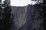 Yosemite_Firefall_082_02242022 - The sunset lighting starting to fade on the Horsetail Falls during our February 2022 visit