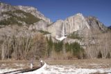 Yosemite_Valley_13_003_20130217 - Looking across a boardwalk through Cook Meadow with Yosemite Falls in Winter flow as seen in February 2013. This photo and the next few were taken on this day