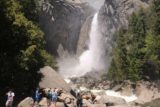 Yosemite_Valley_17_042_06162017 - Context of some people trying to photograph the Lower Yosemite Falls while it was sending mist towards the bridge and loads of onlookers during our June 2017 visit