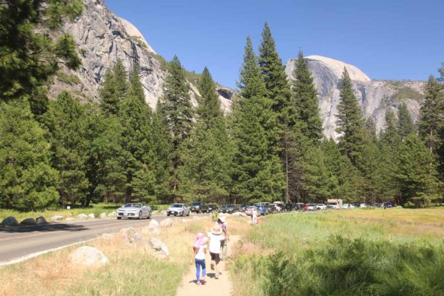 Yosemite_Valley_17_221_06162017 - After having our fill of the loop hike through the meadows to experience the Yosemite Falls in a relaxed atmosphere, then we were ready to return to the car and deal with traffic and parking again