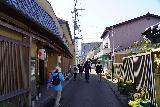 Yoshinoyama_033_04092023 - Julie continuing to walk in the main road through Yoshino Town