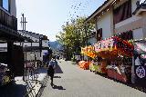 Yoshinoyama_040_04092023 - More street stands being set up alongside the main road through Yoshino Town