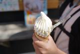 Yoshinoyama_178_04092023 - Closeup look at the legitimately creamy soft serve ice cream that we got in Yoshino