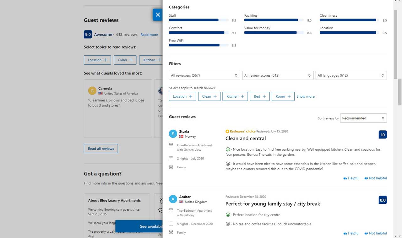 booking com reviews quora